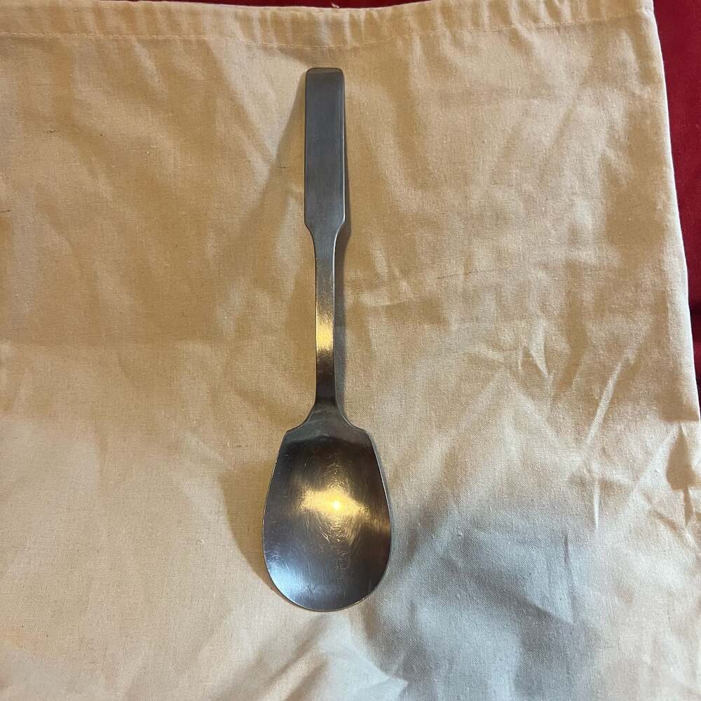 Dirilyte Stainless Steel ARIA Serving Spoon Japan Made MCM Flatware